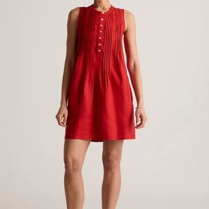Quince 100% European Linen Sleeveless Swing Dress